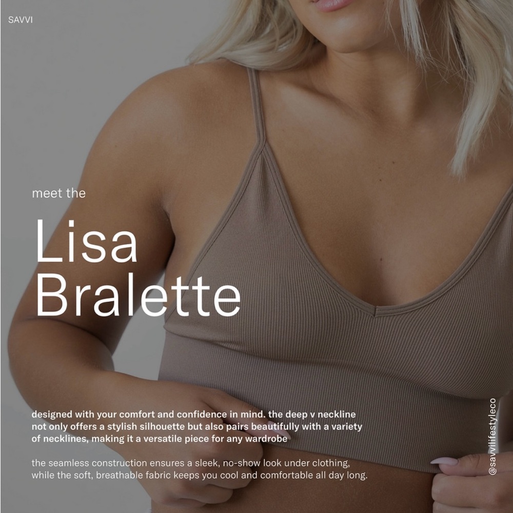 Savvi Lisa Seamless Bralette - Picture 12 of 14